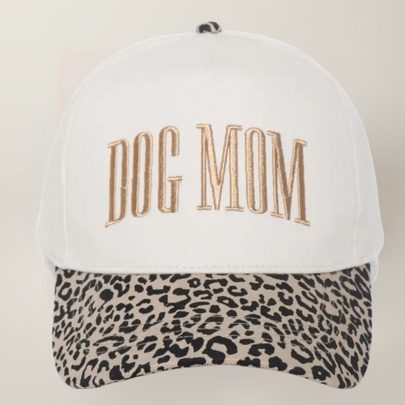 Dog Mom- Trucker Hat (Leopard)