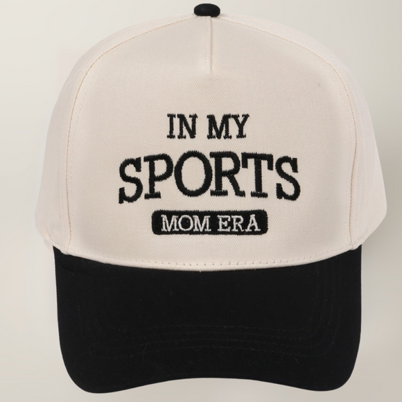 Sports Mom Era- Trucker Hat (Black)