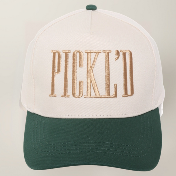 Pickl'd- Trucker Hat (Dark Green)