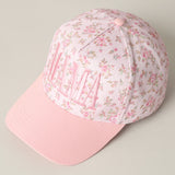 Mama Floral- Trucker Hat (Pink)