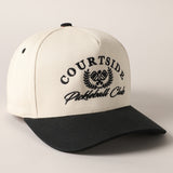 Courtside Pickleball Club- Trucker Hat (Black)