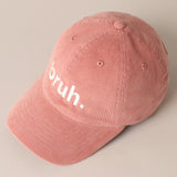 Bruh Hats (Pink & Black)