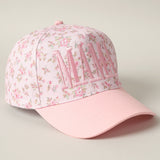 Mama Floral- Trucker Hat (Pink)