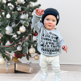 Merry Christmas Ya Filthy Animal- Toddler (Grey)