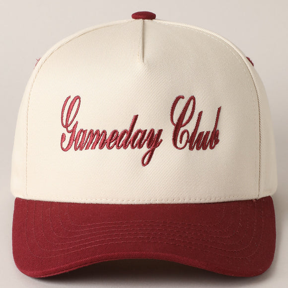 Gameday Club- Trucker Hat (Maroon)