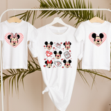 Checkered Minnie/Mickey- Infant/Toddler (White)