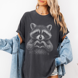 Raccoon Heart- Comfort Colors